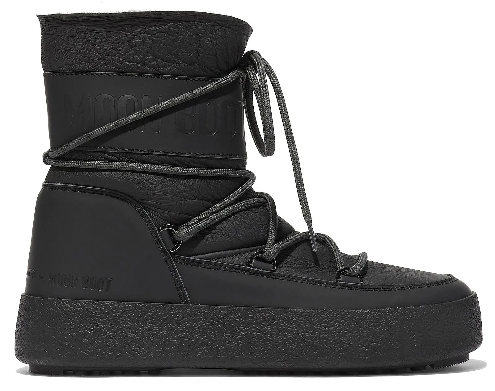 zapatos Tecnica Moon Boot MTrack Tube Shearling - Black